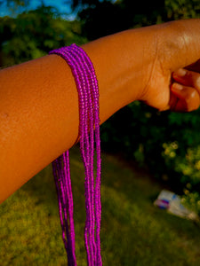 Eggplant Purple Waist bead