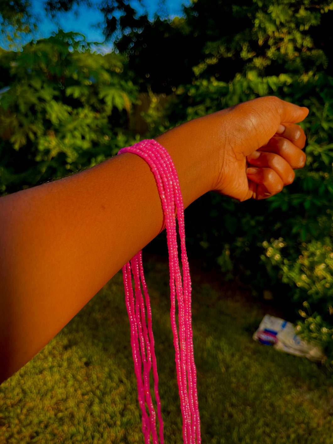 Bubble Gum Pink Waist bead