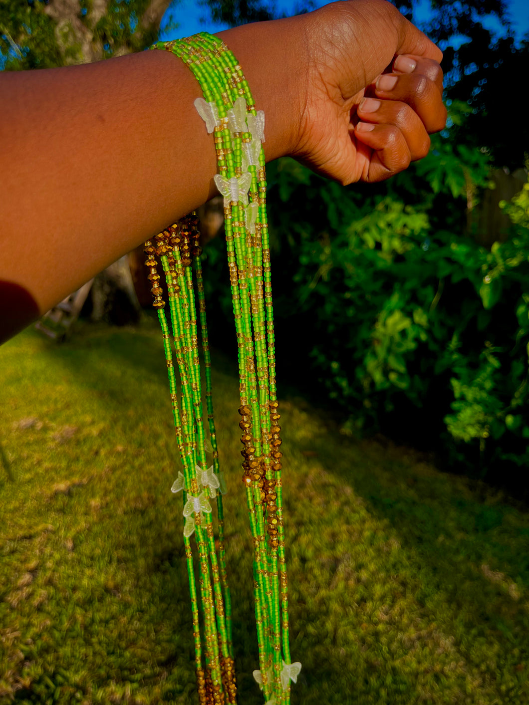 Mariposa Fluorescent Waist bead