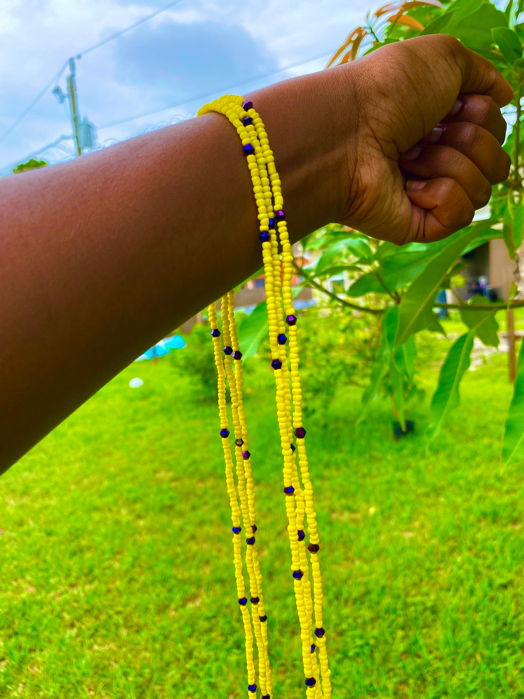 Mardi Gras Waist Bead