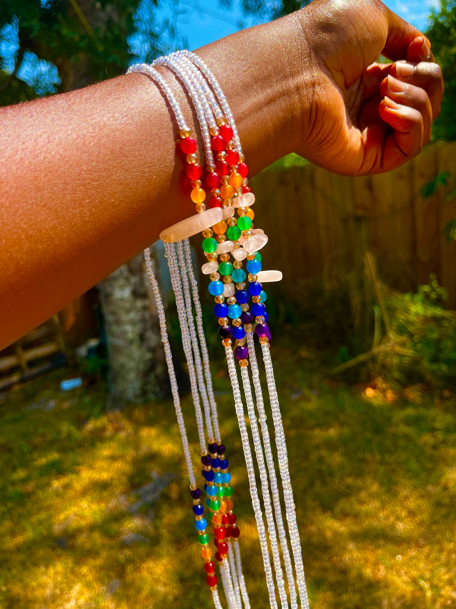 Energy waist discount beads